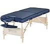 Master Massage Coronado Portable Massage Table Pro Package- Adjustable Height, Working Capacity of 750 lbs. and 3-Inch Foam Cushioning- Tattoo Bed, Lash Table- Royal Blue