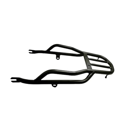 Porte-bagages arrière de moto noir pour support accessoires et chargement