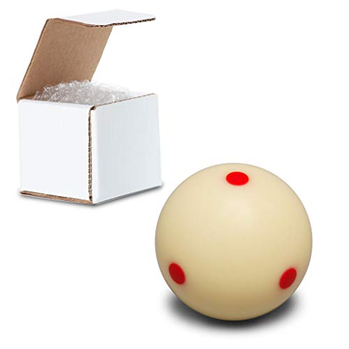 Super Aramith Pro-Cup Pool Cue Ball 2 1/4" 6 Red Dots W/O Blister Package Made In Belgium #TOP1