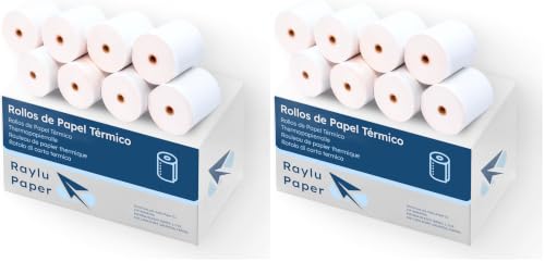Papel térmico 57x55 mm para agilizar los tickets de clientes en cajas registradoras de tiendas