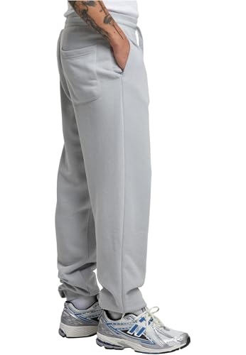 Urban Classics M?skie spodnie sportowe Light Terry Basic, klasyczne spodnie treningowe dla m??czyzn, krój regularny, Lightassphalt, XXL