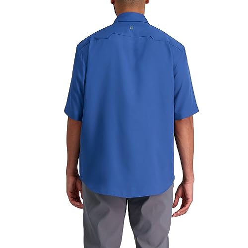 Haggar Men's Short Sleeve Solid Dobby Shirt2