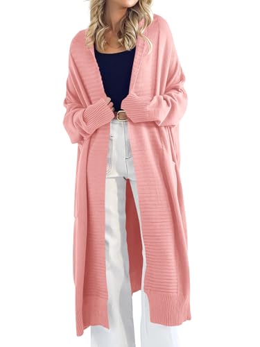 Danedvi Womens Long Cardigan Sweaters 2026 Spring Chunky Knit Oversized