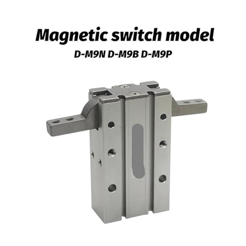 Abrazadera de aluminio MHY2-10D tipo garra de aire angular con apertura de 180° 3