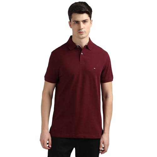 Image of Tommy Hilfiger Men's Cotton Regular Fit Polo T-Shirt