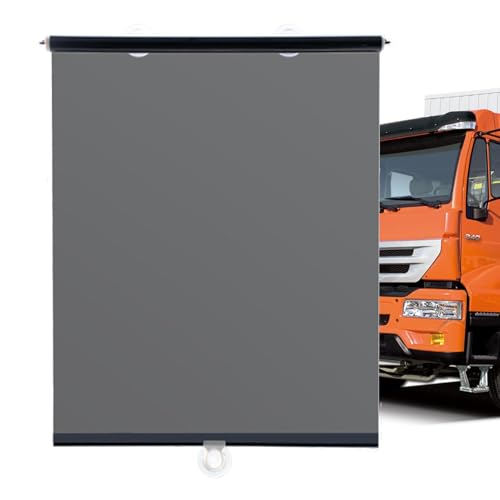 Pare-anti-UV pour camion rétractable et transparent