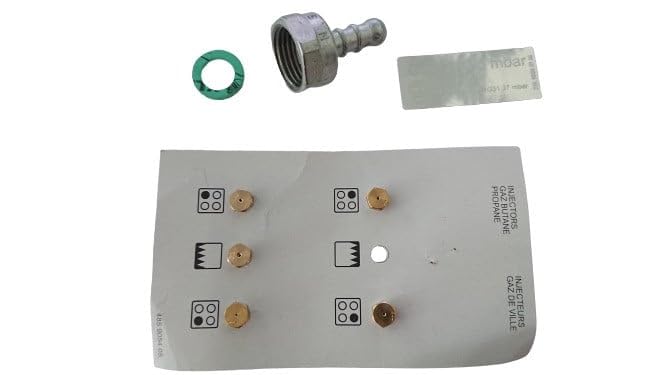 Jeu d'Injecteurs, gicleurs gaz butane/propane d'origine Four, cuisinière G30-30MBAR, 4431910056 BEKO Four, cuisinière G30-30MBAR, 4431910056 BEKO