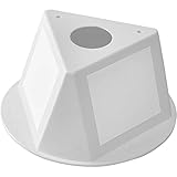 Global Industrial Inventory Control Cone with Dry Erase Decals, Three-Sided Shape, 10