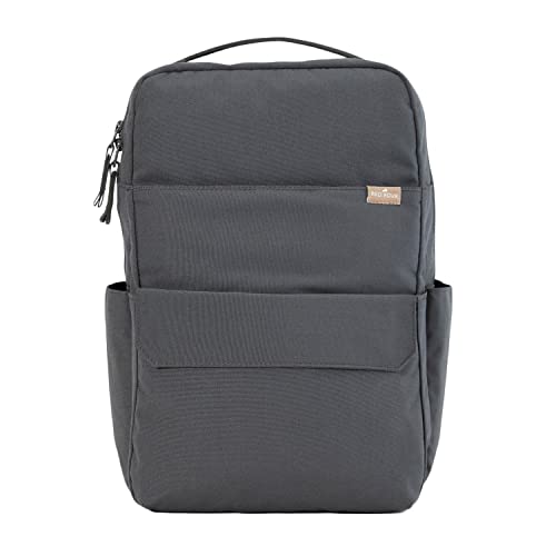 Image of RED ROVR Roo Backpack | Lightweight Diaper Bag with Changing Pad | Large Capacity | Multifunctional Travel Pack | Exterior & Interior Pockets | Water Resistant | Great Gift for Mom & Dad | Charcoal
