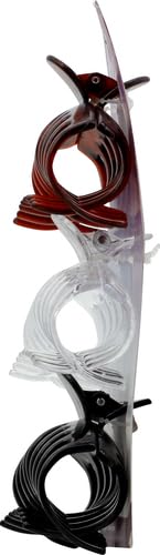 Goody Classic Large Sprial Claw Clips - Pacote com 3, cores sortidas - Ótimo para puxar facilmente o