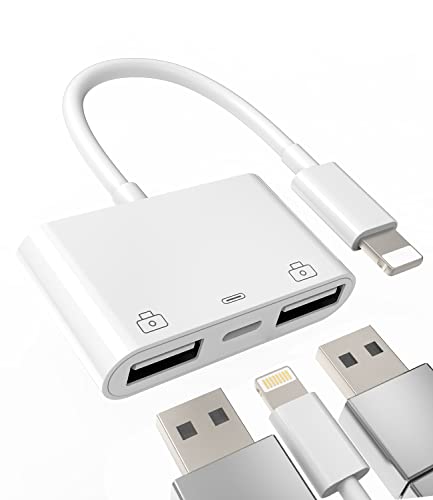 Amazon.co.jp: アップル Lightning USB 変換 同時 きゅうそく充電