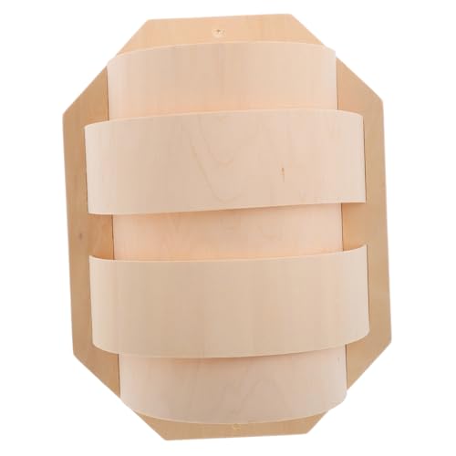 SMASOLO Paralume in Legno Per Sauna, Coprilampada Decorativo Leggero e Sottile, Guscio Pratico Resistente All’umidità Per Lampada Sauna, Atmosfera Rilassante Per Bagno Turco e Spa