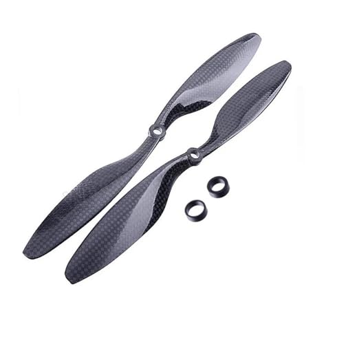Hélices carbone 1245 anti-vibration augmentant la poussée drone - 2