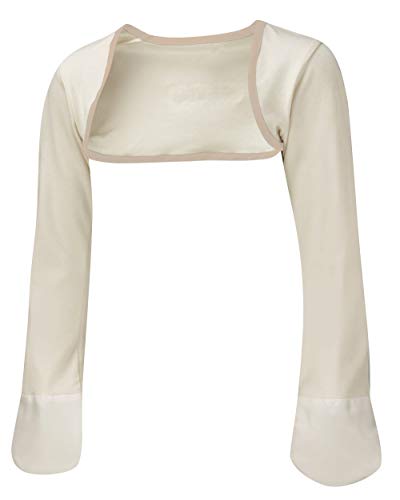 ScratchSleeves | Stay-on Scratch Mitts for Itchy Toddlers & Pre-School Children | Cream/Cappuccino