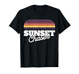 Sunset Chaser Retro Vintage Aesthetic 70s Stripes T-Shirt