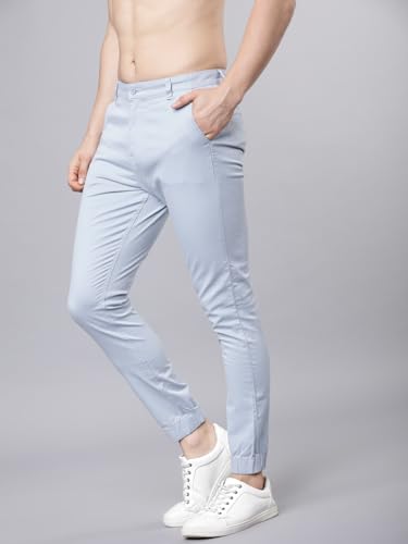 Image of Highlander Men's Tapered Fit Cargo Trousers| Stylish & Comfortable for Casual, Travel & Active Wear