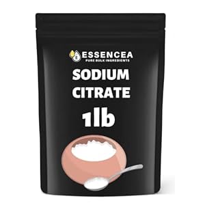 Sodium Citrate 1lb by Essencea Pure Bulk Ingredients | 100% Pure Sodium Citrate [Packaging May Vary]