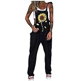 Overol elástico para mujer, de verano, holgado, estampado de calavera, informal, tallas S-115XL, 63, 4XL