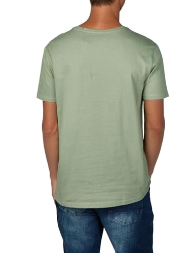 riverso Tshirt Herren Baumwolle Regular Fit RIVLeon 4er Set Pack Rundhals Kurzarm Sommer Tee Shirt Print, Größe:XXL, Farbe:Farbmix 2 – Ansicht 6