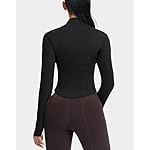 GYM RAINBOW Womens Zip Up Workout Jakcets Lightweight Slim Fit Running Athletic Jackets with Thumb Holes - Image 3