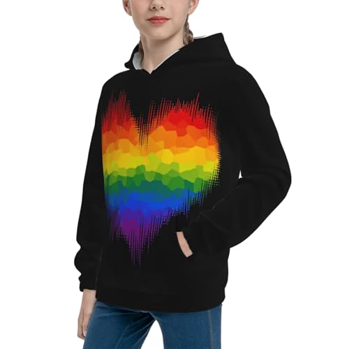 LGBT Rainbow Gay You are my everything pride day Hoodie Youth Hooded Sweatshirt 3D Digital Printed With Pockets Tops4