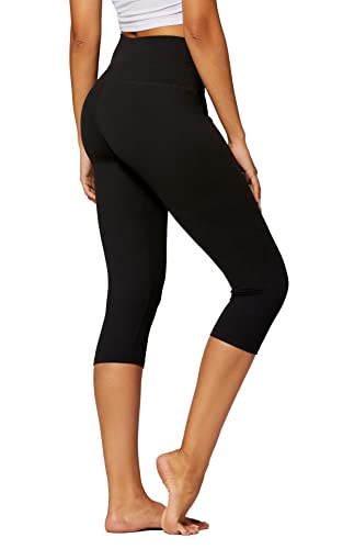 conceited high waisted ultra soft leggings for women - full length capri length and biker shorts - available in plus size