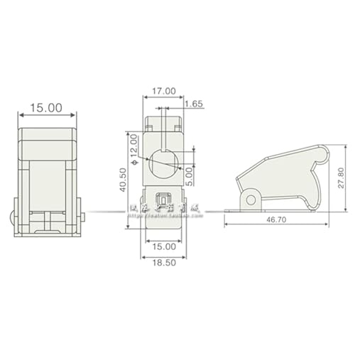 Bouton-poussoir LED jaune 12V 20A pour panneau de commande - 4