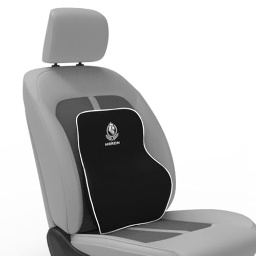 Image of MRRON Back Support for Office Chair | 3 Years Warranty | Medical Grade Memory Foam Car Seat Back Support, Orthopedic Lumbar Back Rest for Back Pain Relief - Back Pillow for Sitting Long Hours