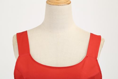 Image of Sister Amy Girl Printed Elastic Sleeveless Shaping Breathable Camisole Skater Dress