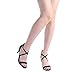 DREAM PAIRS Women's DOLCE Fashion Stilettos Open Toe Pump Heel Sandals,Size 6.5,Black Nubuck,DOLCE