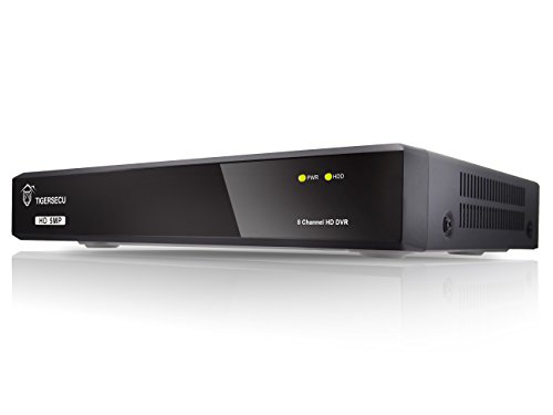 TIGERSECU 5MP Super HD H.265+ 8-Channel Hybrid 5-in-1 DVR Security Recorder Without Hard Drive, for 5MP HD-TVI/AHD/CVI/Analog/ONVIF 2.0+ IP Cameras (Cameras and Hard Drive Not Included) - Thumbnail 5