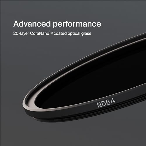 Urth 52mm Magnetic ND64 (6 Stop) Lens Filter (Plus+) - 20-Layer Nano-Coated, Ultra-Slim Neutral Density Exposure Control for Camera Lenses by Urth - Image 4