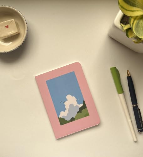 Image of Paperfold A6 Pocket Notebook | Plain Unruled Pages | Premium 80 GSM Natural Shade Paper | Soft Bound Mini Journal for Notes, Sketching, Journaling & Travel | Aesthetic Notebook | 70 Pages