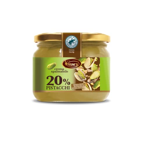 Witor’s Crema Spalmabile al Pistacchio Streichfähige Creme mit Pistazien 220g