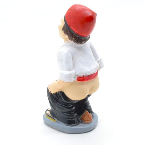 Figura del presepe nascosto di 11 cm. trova la figura natalizia. l'uomo che fa la cacca. figurina cagando. set di scena di natività, figure, gesù. 3 Re. modelli in scala