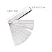 GRIRIW Stainless Steel Feeler Gauge 32-Blade Thickness and Gap Measuring Tool 0.02-1.0mm Precision Metric and Standard Blades for Industrial Inspection