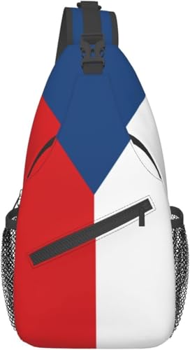 Mochila Bandolera Unisex Negra para Senderismo miniatura 1