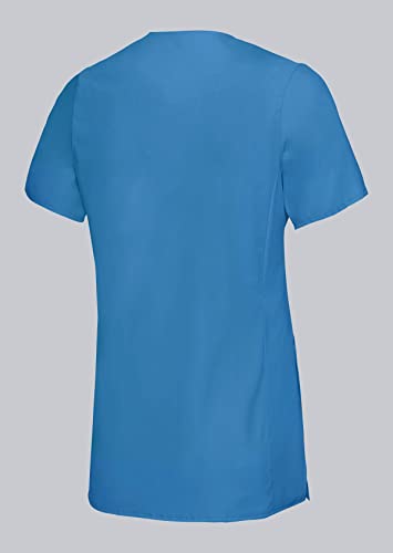Casaca para mujer de trabajo azul celeste de algodón BP 2XLn 2