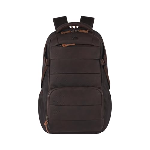 Image of Gear Aspire 19 inch /31L Large Water Resistant Laptop Backpack /Casual Backpack /Daypack /Travel Backpack /College Bag for Men /Women (Brown-Brown)