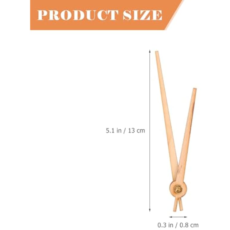 Garneck 4 Sets Wooden Clock Hands Kit 10-Inch DIY Clock Replacement Parts for Home Decor and Repair