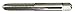 Drillco, 8MM-, Hand Taps, Carbon, Bright, Bottoming (6 Pack)