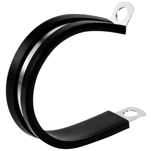 2 Inch Rubber Cable Clamp P Clip Pipe Hose Tube Conduit Wire Insulated