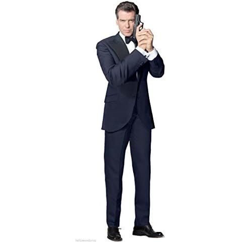 Pierce Brosnan 007 GOLDENEYE Tomorrow Never Dies The World is NOT Enough DIE Another Day LIFESIZE Cardboard Standup Standee Cutout Poster Figure Cover