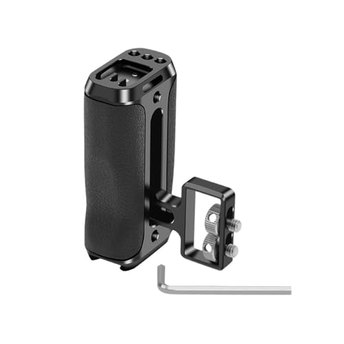 Poignée latérale NATO ergonomique avec support micro et filetage 6.35mm pour DSLR