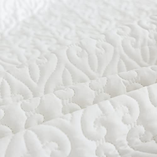 Susybao Cotton Mattress Protector Waterproof Queen Size Mattress Encasement 15" Deep Pocket Quilted Mattress Top Cover Breathable Waterproof Fitted Bed Sheet Luxury Soft Mattress Protector Noiseless #TOP2