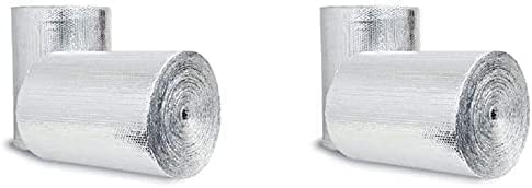 US Energy Products Foam Core Reflective Insulation Garage Door Double Foil 21 Inch x 16ft Roll Energy Star Rated Made in USA (1) (2)