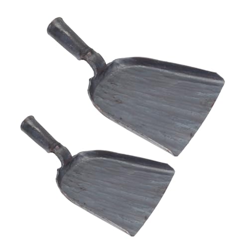 POPETPOP Data [ Pale Da Cucina Leggere in Legno Di Frassino, Pala Per Cenere Di Carbone Ergonomica, Set Da 2 Pale Pratiche Adatte Per Uso Domestico e Agricolo