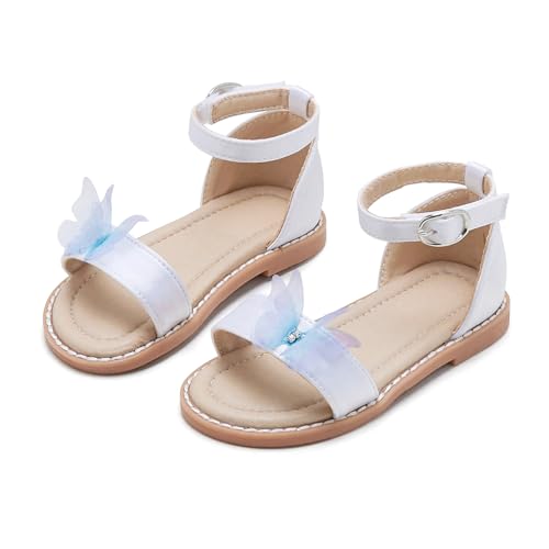 Image of Girls Dress Sandals Comfy Hook and Loop Summer Shoes for Toddlers
