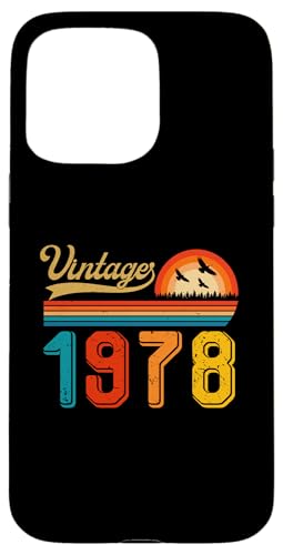 48�΂̒a���� 48�� �j�� ���� ���g�� ���B���e�[�W 1978 �X�}�z�P�[�X iPhone 15 Pro Max �p