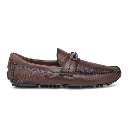 FRANCO CUADRA | Vintage Leather Driver for Men, Comfort and Distinction 58VVNTV Honey3